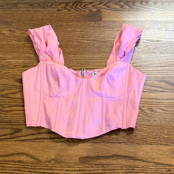 Beginning Boutique Tops - Beginning Boutique Blush Pink Top Size 8